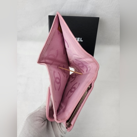 Auth Chanel CC Cambon Compact Wallet - Picture 7 of 11